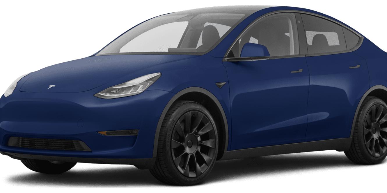 TESLA MODEL Y 2020 5YJYGDEE9LF055496 image